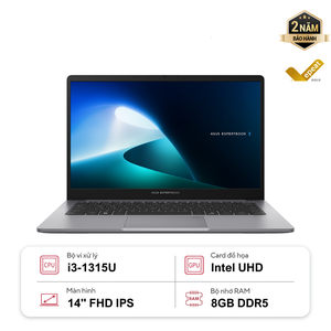 Laptop ASUS ExpertBook P1 P1403CVA-i308256-50W (i3-1315U | 8GB | 256GB | Intel UHD Graphics | 14' FHD | Win 11)